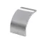 Крышка на угол CD-90 вертикальный внешний 90 градусов основание 80мм горячеоцинкованная
