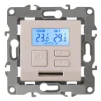 Терморегулятор универс.230В-Imax16А, Эра12, слоновая кость, 12-4111-02