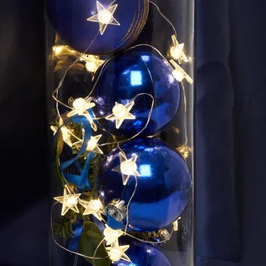 Гирлянда линейная Звездочки LED 2700К 4.5м USB