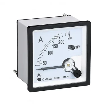Амперметр аналоговый 400/5А AC 96х96мм КТ 1,5 трансформаторное подключение