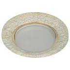 Светильник под лампу Gx53, 220V,13W, белый/золото DK80 WH/GD