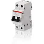Выключатель автоматический двухполюсный SH202 20А C 6кА (SH202 C 20) | 2CDS212001R0204 | ABB