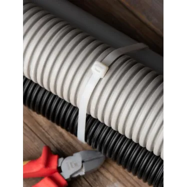 Хомут P6.6 стандартный белый 7.6x450 (100шт) FlexLock PROxima