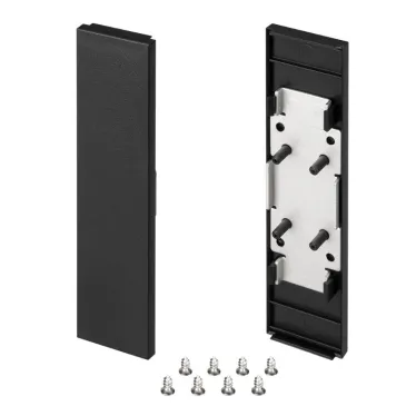 Заглушка SL-LINE-25100-DUAL BLACK глухая (пластик)