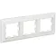 BRITE Рамка 3 поста РУ-3-Бр белый/белый IEK