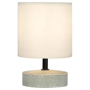 Настольная лампа Eleanor 7070-501 1 * Е14 40 Вт керамика бежевая, белая