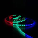 Лента светодиодная LED 5050/60-SMD 14.4 Вт/м 660 лм/м RGB DC 12В IP20 10мм (блистер 5м) Black Gauss