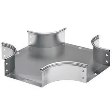 Ответвитель DPX крестообразный 200х100 в комплекте с крепежными элементами и соединительными пластинами