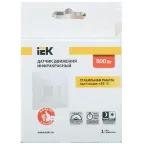 Датчик движения ДД 031 белый 500Вт 190гр 9м IP20 IEK