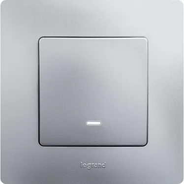 Выключатель одноклавишный, с подсветкой/индикацией, автоматические клеммы 10 AX 250