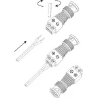 Разъем R-BNC03 штекер BNC с клеммной колодкой