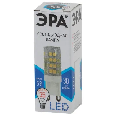Лампа светодиодная LED JCD-3,5W-CER-840-G9 (диод, капсула, 3,5Вт, нейтр, G9) (100/1000/30000)