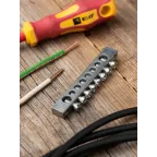 Шина PEN ноль-земля (6x9мм) 8 отв. цинк крепеж по краям