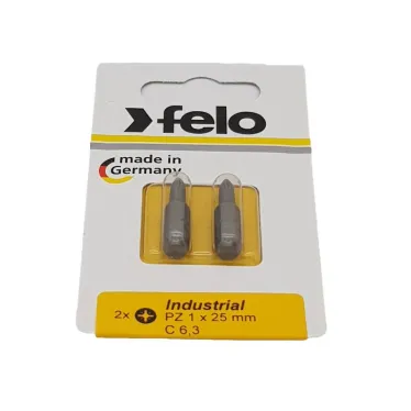 Бита крестовая PZ 1X25, серия Industrial, 2 шт в блистере