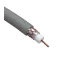 Кабель коаксиальный RG-6U 75 Ом Cu/(оплётка Cu 64%) нг(А)HF цвет серый 100 м