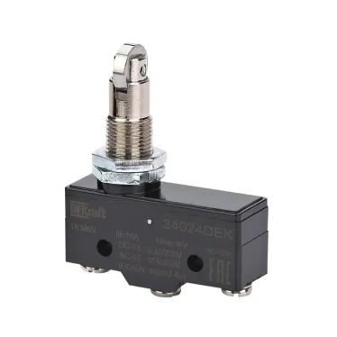 Выключатель конц. миниатюр. рертикально установленный роликовый плунжерный тип 1НО1НЗ