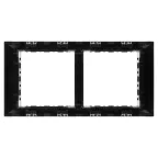 Avanti Рамка-суппорт черная для In-liner Front, 4 модульная