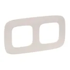 Valena ALLURE Рамка 2 поста слоновая кость универсальная