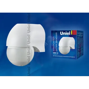 USN-16-180R-1200W-3LUX-12M-0,6-1,5m/s-WH Датчик движения, упак. блистер | 06568 | Uniel