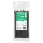 Стяжка кабельная MultiSet 200х4.8 Чёрная (100шт)