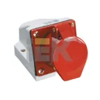 Розетка кабельная 16А 3Р+N+Е IР44 на поверхность 380В 115