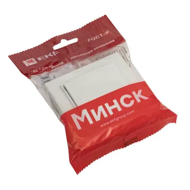 Выключатель Минск одноклавишный СП 10А белый