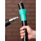 Термоусаживаемая трубка ТУТ нг 60/30 зелёная рулон PROxima