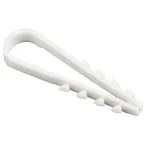 Дюбель-хомут 5х10мм белый (100шт)