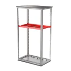 Полка усиленная выдвижная, 3 сегмента, Г - 1000 мм, для шкафов DAE/CQE шириной 600 мм