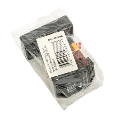 Кнопка AS-22N Пуск-Стоп Прямоугольная 220В NO+NC