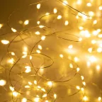 Гирлянда Занавес с пультом, теплый белый, 300 LED, 3*3 м, с пультом, USB, 220 V, IP20 ЕGNIG - ZW