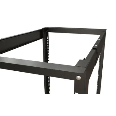 Cтойка открытая 19-дюймовая. 27U. высота 1401 мм двухрамная. ширина 550 мм глубина регулируется 600-850 мм цвет черный (RAL 9005)