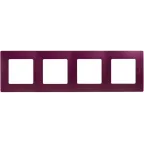 ETIKA Рамка 4 поста сливовая