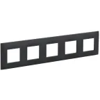 SKANDY Рамка 5-местная SK-F05G графит IEK