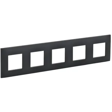 SKANDY Рамка 5-местная SK-F05G графит IEK