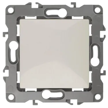 Переключатель, 10АХ-250В, Эра12, слоновая кость,12-1103-02