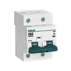 Выключатель автоматический двухполюсный 63А С ВА-201 10кА