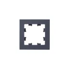 Рамка однопостовая ATLASDESIGN грифель