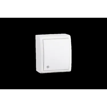 15 Aqua Выключатель проходной с 3-х мест (перекрёстный) IP54 10А 250В винтовой зажим S15A белый