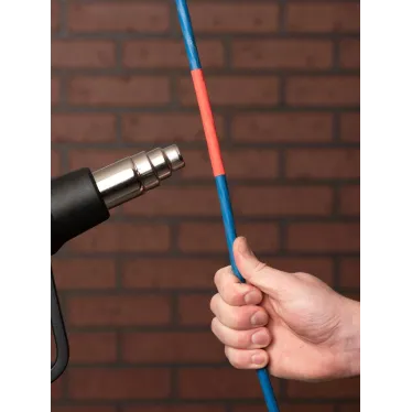 Трубка термоусаживаемая ТУТ нг 12/6 красная в отрезках по 1м PROxima