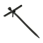 Хомут дюбельный 7х150 черный (50шт) PROxima