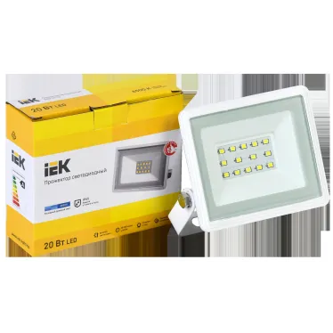 Прожектор светодиодный СДО 06-20 IP65 6500K белый IEK