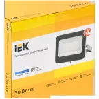 Прожектор СДО 07-70 светодиодный серый IP65 IEK