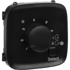 Valena ALLURE Лицевая панель для термостата для теплых полов Антрацит