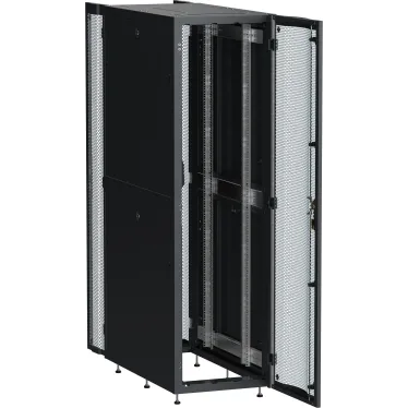 Шкаф серверный ITK LINEA S 19'' 48U 600х1200мм перфорированная дверь черный