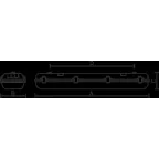 Светильник светодиодный NORTH 600х800Лм 18Вт