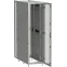 Шкаф серверный ITK LINEA S 19'' 24U 600х1000мм передняя дверь двухстворчатая перфорированная задняя дверь перфорированная серый RAL 7035