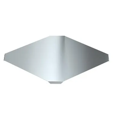 Крышка X-образной секции для лотка LKS 100мм