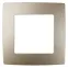 Рамка на 1 пост, Эра12, шампань, 12-5001-04