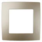Рамка на 1 пост, Эра12, шампань, 12-5001-04